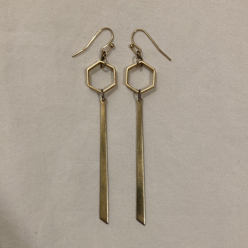 Honeycomb Dangle Earrings